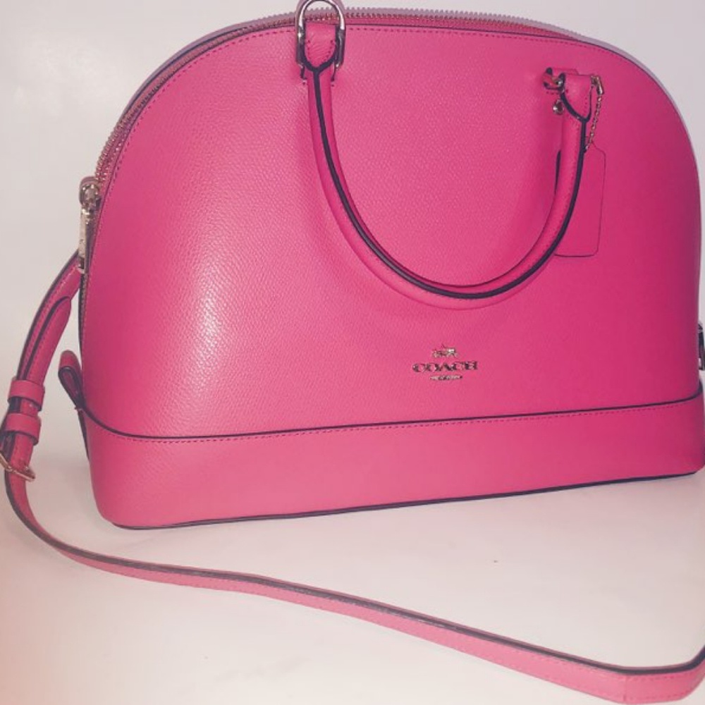 Coach Crossgrain Leather Sierra Satchel Crossbody